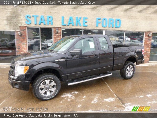 2014 Ford F150 STX SuperCab 4x4 in Tuxedo Black