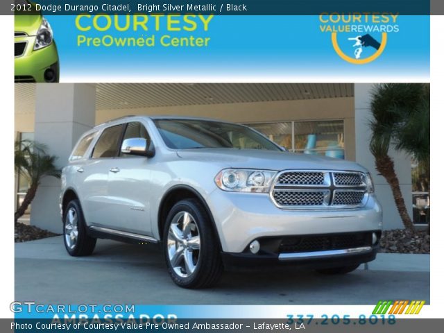 2012 Dodge Durango Citadel in Bright Silver Metallic
