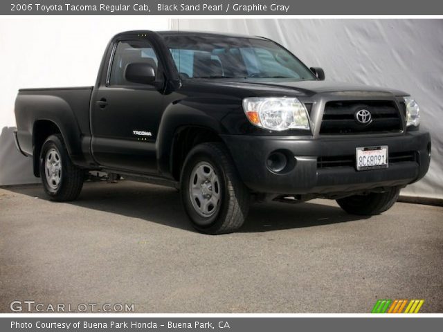 2006 Toyota Tacoma Regular Cab in Black Sand Pearl