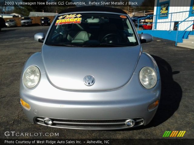 2003 Volkswagen New Beetle GLS Convertible in Reflex Silver Metallic