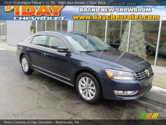 2013 Volkswagen Passat 2.5L SEL in Night Blue Metallic