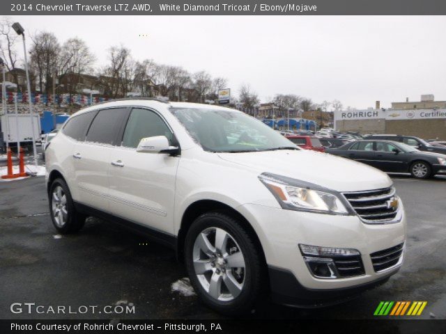 2014 Chevrolet Traverse LTZ AWD in White Diamond Tricoat