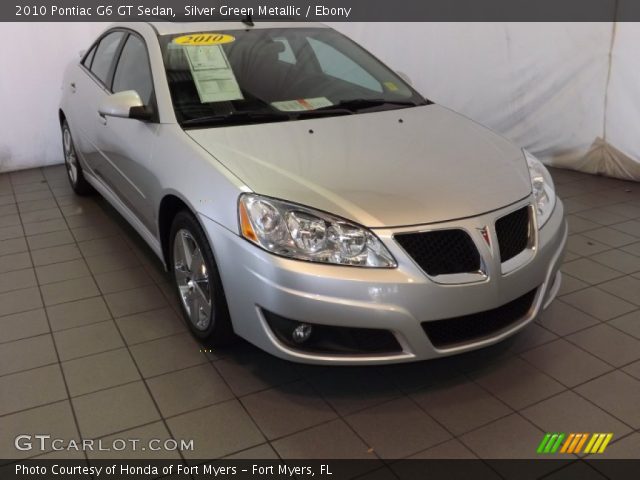 2010 Pontiac G6 GT Sedan in Silver Green Metallic
