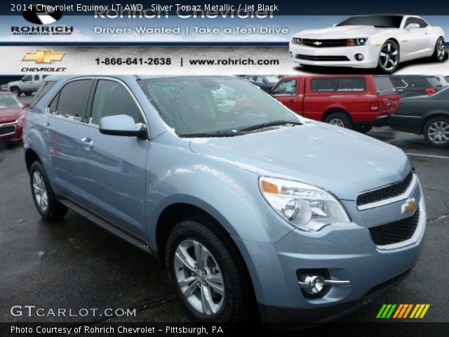2014 Chevrolet Equinox LT AWD in Silver Topaz Metallic