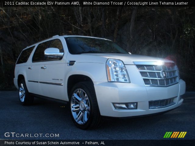 2011 Cadillac Escalade ESV Platinum AWD in White Diamond Tricoat