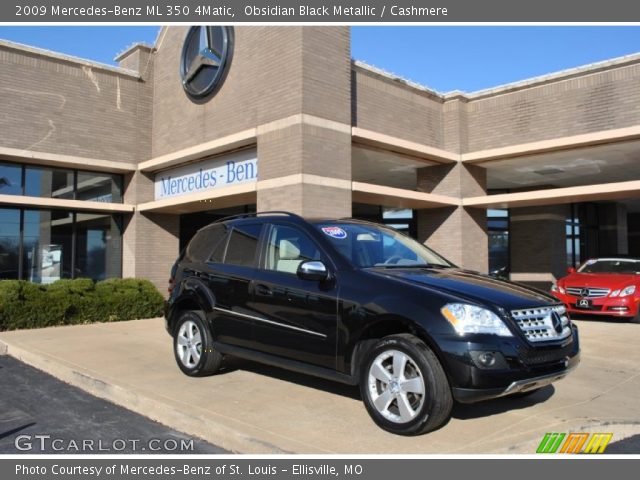 2009 Mercedes-Benz ML 350 4Matic in Obsidian Black Metallic