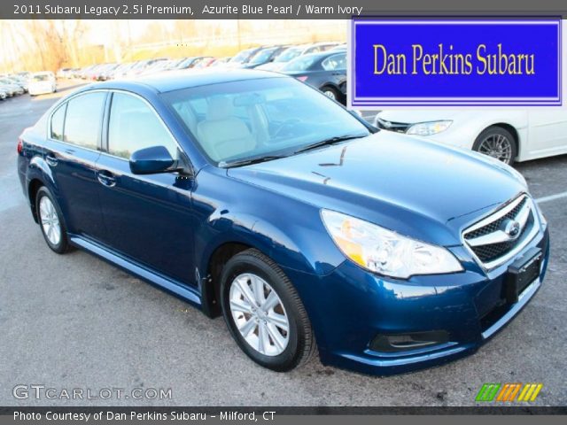 2011 Subaru Legacy 2.5i Premium in Azurite Blue Pearl