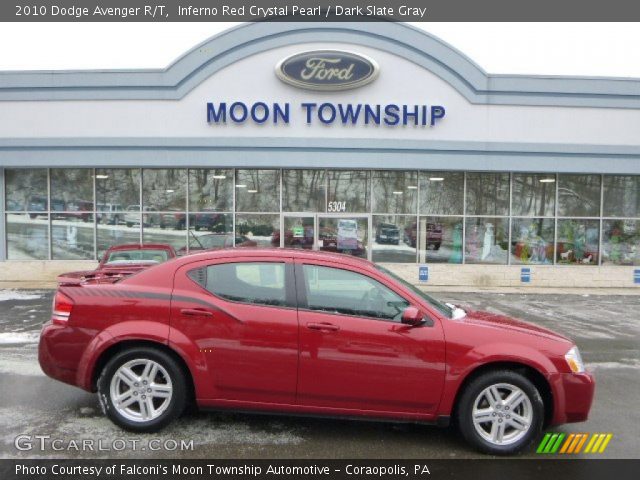 2010 Dodge Avenger R/T in Inferno Red Crystal Pearl