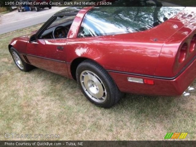 1986 Chevrolet Corvette Coupe in Dark Red Metallic