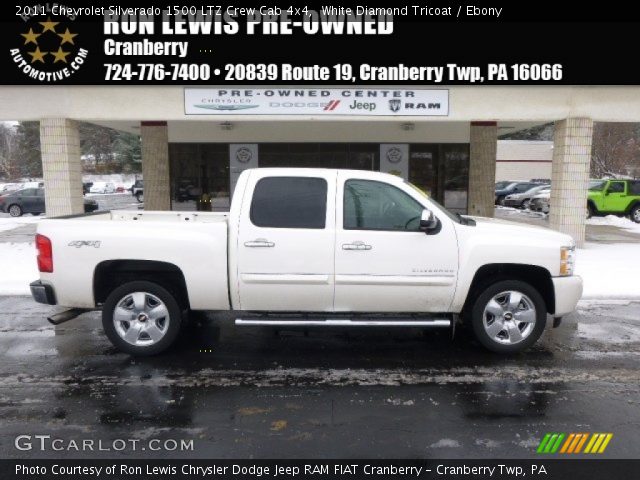 2011 Chevrolet Silverado 1500 LTZ Crew Cab 4x4 in White Diamond Tricoat
