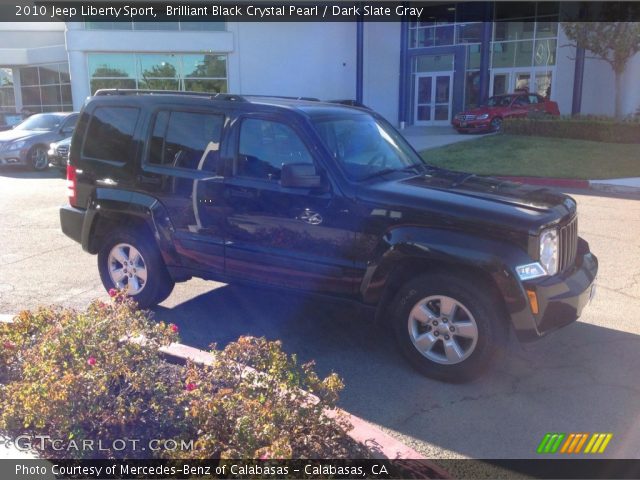 2010 Jeep Liberty Sport in Brilliant Black Crystal Pearl