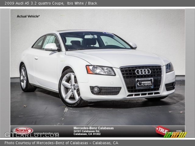 2009 Audi A5 3.2 quattro Coupe in Ibis White