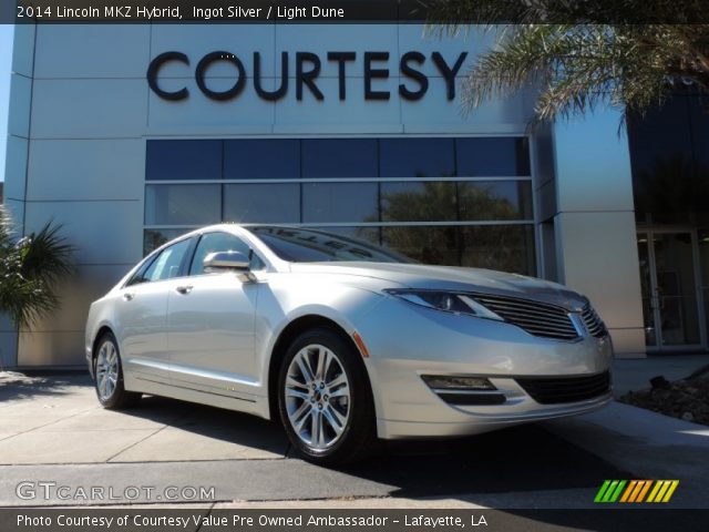 2014 Lincoln MKZ Hybrid in Ingot Silver