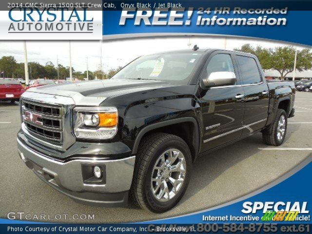 2014 GMC Sierra 1500 SLT Crew Cab in Onyx Black