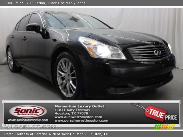 2008 Infiniti G 35 Sedan in Black Obsidian