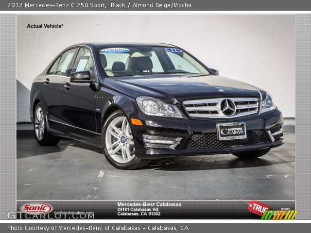 2012 Mercedes-Benz C 250 Sport in Black