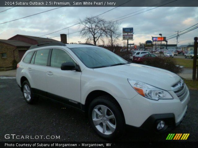 2014 Subaru Outback 2.5i Premium in Satin White Pearl