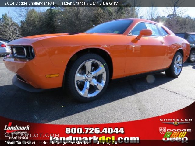 2014 Dodge Challenger R/T in Header Orange