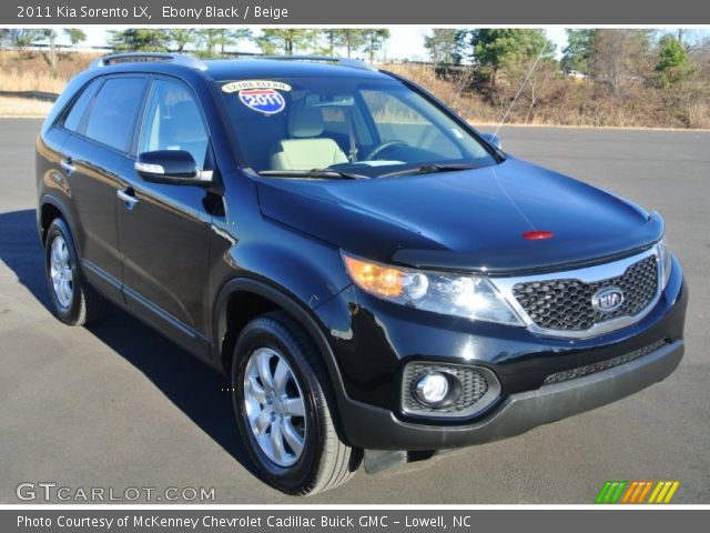 2011 Kia Sorento LX in Ebony Black