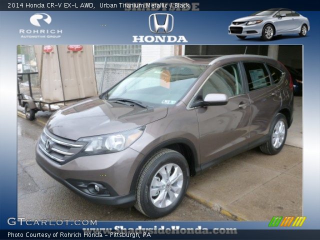 2014 Honda CR-V EX-L AWD in Urban Titanium Metallic
