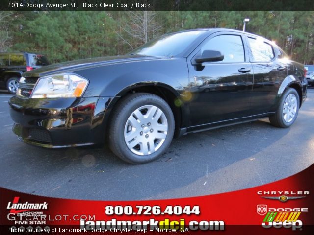 2014 Dodge Avenger SE in Black Clear Coat