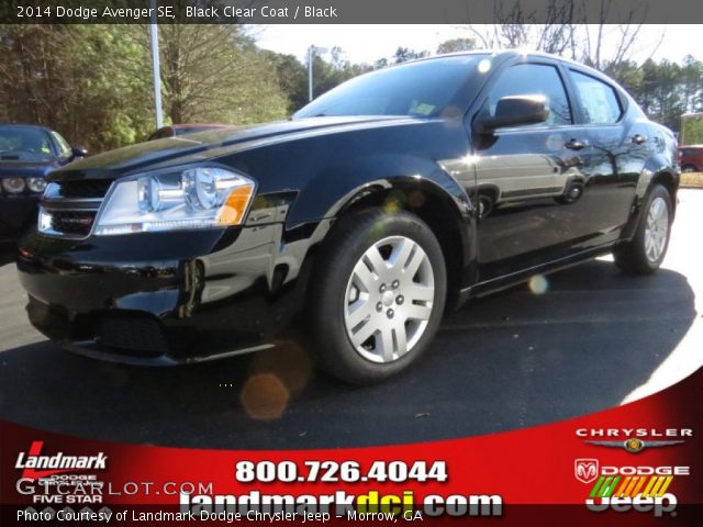 2014 Dodge Avenger SE in Black Clear Coat