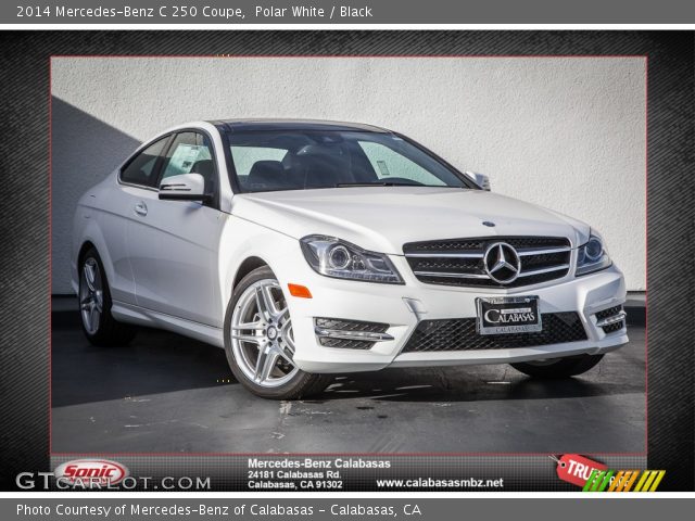 2014 Mercedes-Benz C 250 Coupe in Polar White
