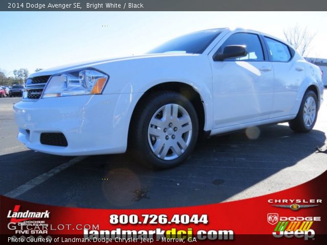 2014 Dodge Avenger SE in Bright White