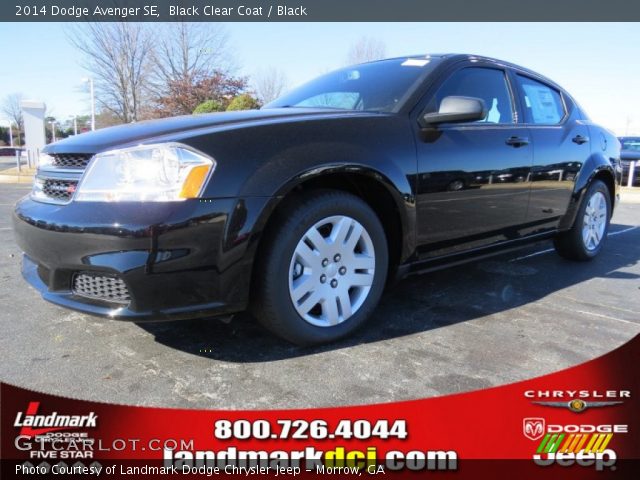 2014 Dodge Avenger SE in Black Clear Coat