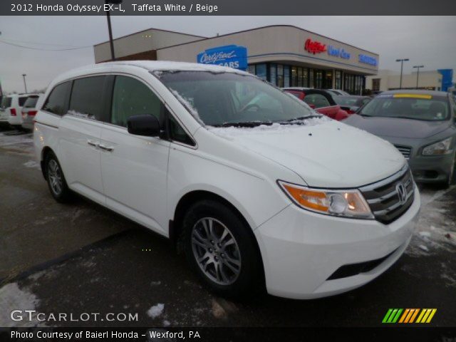 2012 Honda Odyssey EX-L in Taffeta White