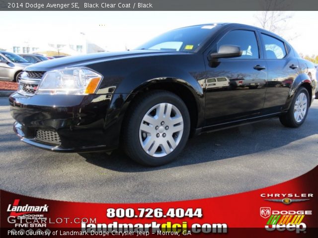 2014 Dodge Avenger SE in Black Clear Coat