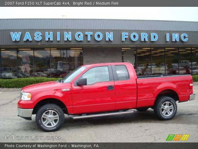 2007 Ford F150 XLT SuperCab 4x4 in Bright Red