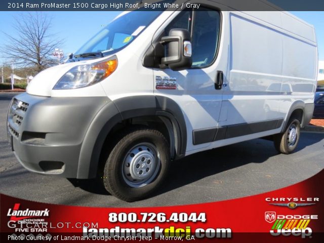 2014 Ram ProMaster 1500 Cargo High Roof in Bright White