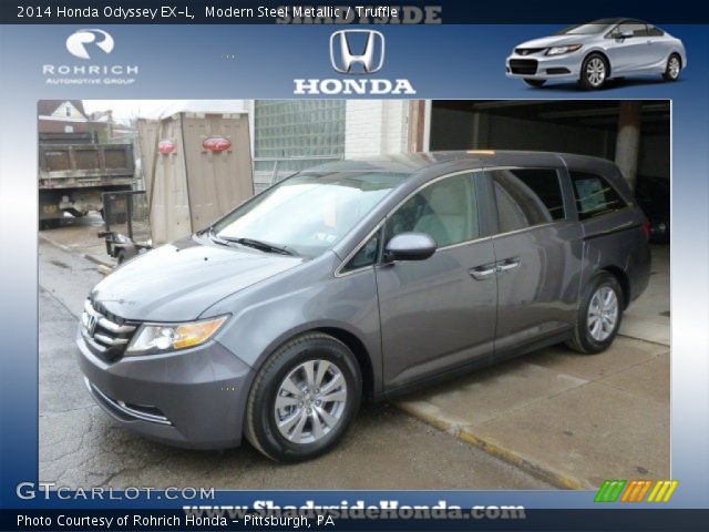 2014 Honda Odyssey EX-L in Modern Steel Metallic