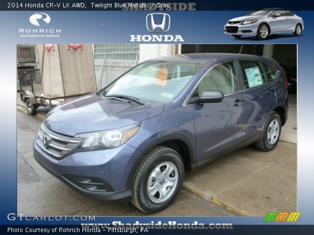 2014 Honda CR-V LX AWD in Twilight Blue Metallic