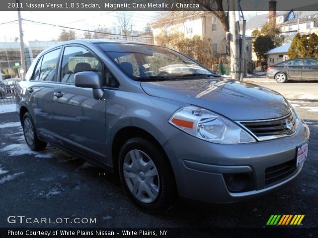 2011 Nissan Versa 1.8 S Sedan in Magnetic Gray Metallic