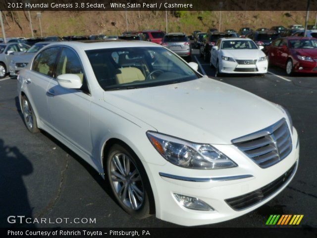 2012 Hyundai Genesis 3.8 Sedan in White Satin Pearl