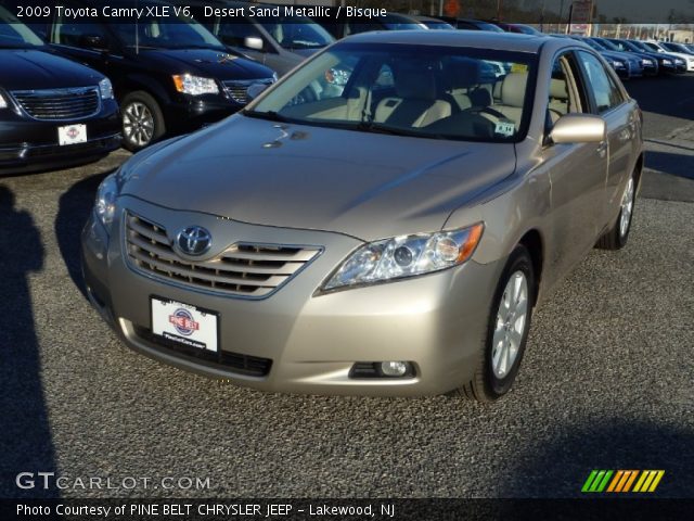 2009 Toyota Camry XLE V6 in Desert Sand Metallic