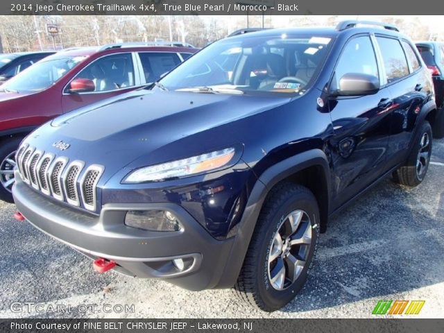 2014 Jeep Cherokee Trailhawk 4x4 in True Blue Pearl