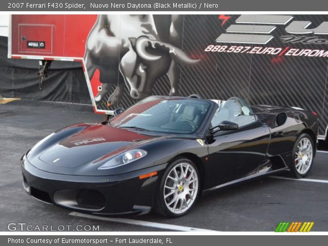 2007 Ferrari F430 Spider in Nuovo Nero Daytona (Black Metallic)