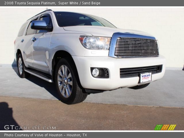2008 Toyota Sequoia Platinum in Super White