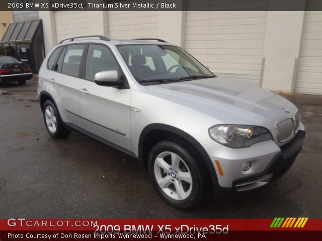 2009 BMW X5 xDrive35d in Titanium Silver Metallic