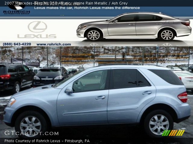 2007 Mercedes-Benz ML 350 4Matic in Alpine Rain Metallic