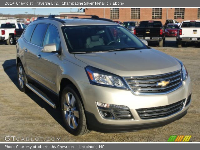 2014 Chevrolet Traverse LTZ in Champagne Silver Metallic
