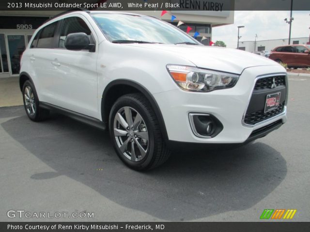 2013 Mitsubishi Outlander Sport LE AWD in White Pearl