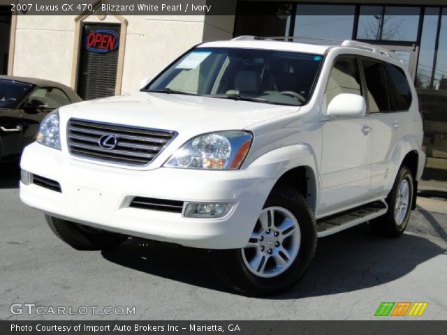 2007 Lexus GX 470 in Blizzard White Pearl