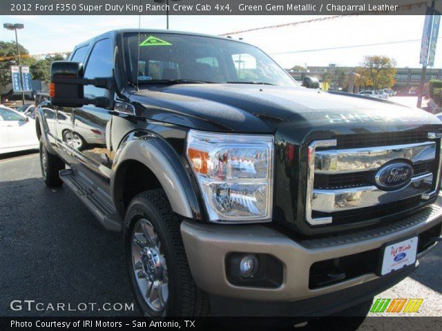 2012 Ford F350 Super Duty King Ranch Crew Cab 4x4 in Green Gem Metallic