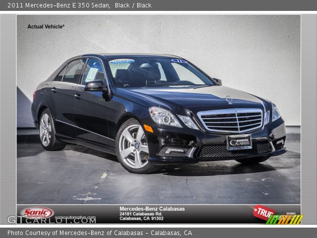 2011 Mercedes-Benz E 350 Sedan in Black