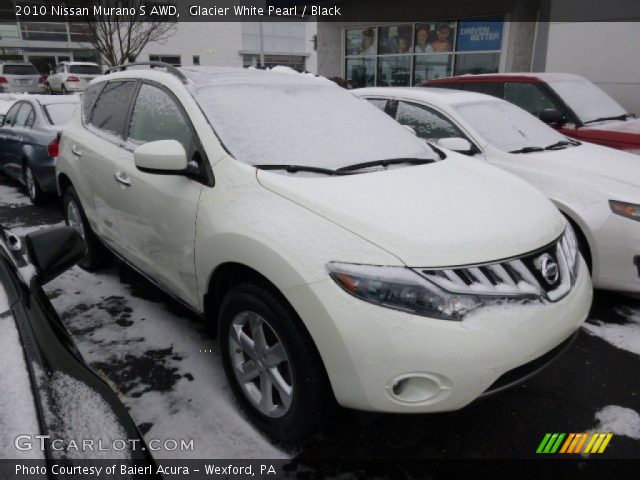 2010 Nissan Murano S AWD in Glacier White Pearl