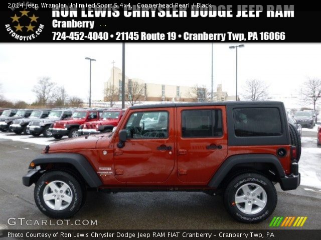 2014 Jeep Wrangler Unlimited Sport S 4x4 in Copperhead Pearl